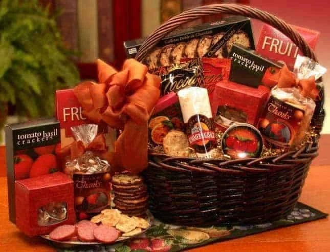 A Grand World Of Thanks Gourmet Gift Basket