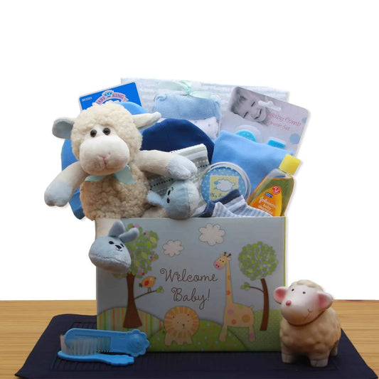 Welcome New Baby Gift Box – Blue