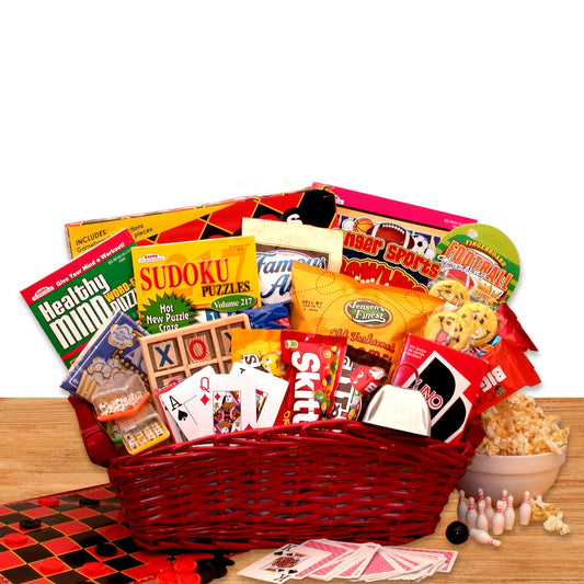 Sweet Treats Fun & Games Gift Basket