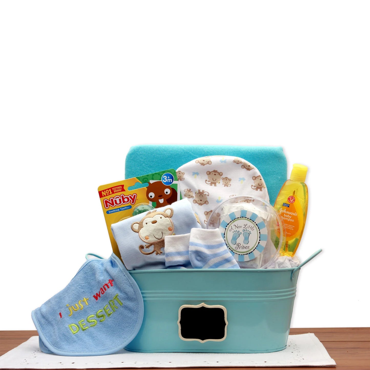 Baby Basics Gift Pail Blue