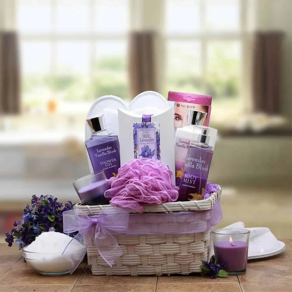 Lavender Spa Gift Basket