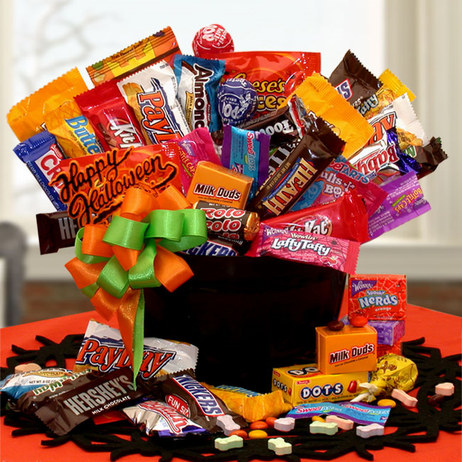 Halloween Candy Cauldron of Treats