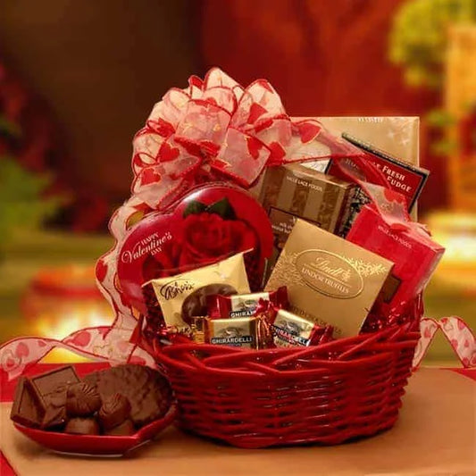 Chocolate Inspirations Valentine Gift Basket