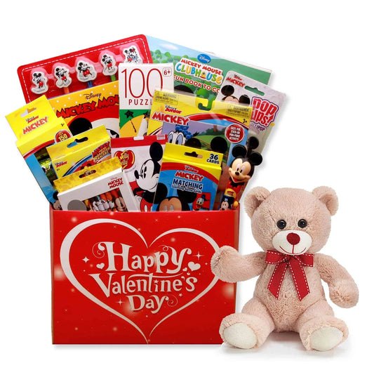 Disney Mickey & Friends Valentine’s Gift Box w/ teddy Bear Plush